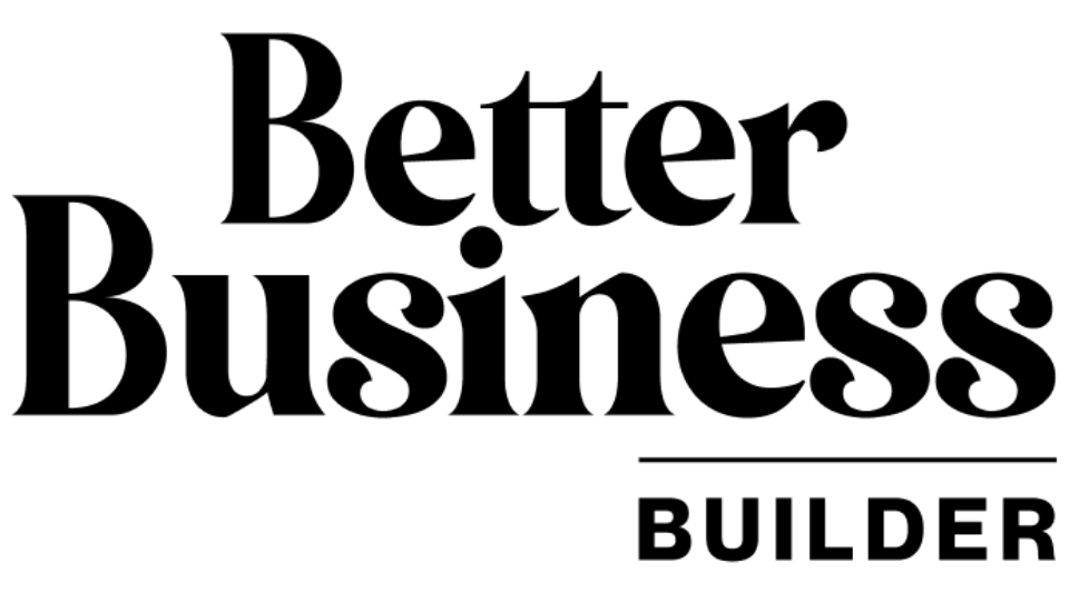 Better Business Builder Logo - Black & White